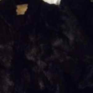 Caravelle princess rabbit fur coat.